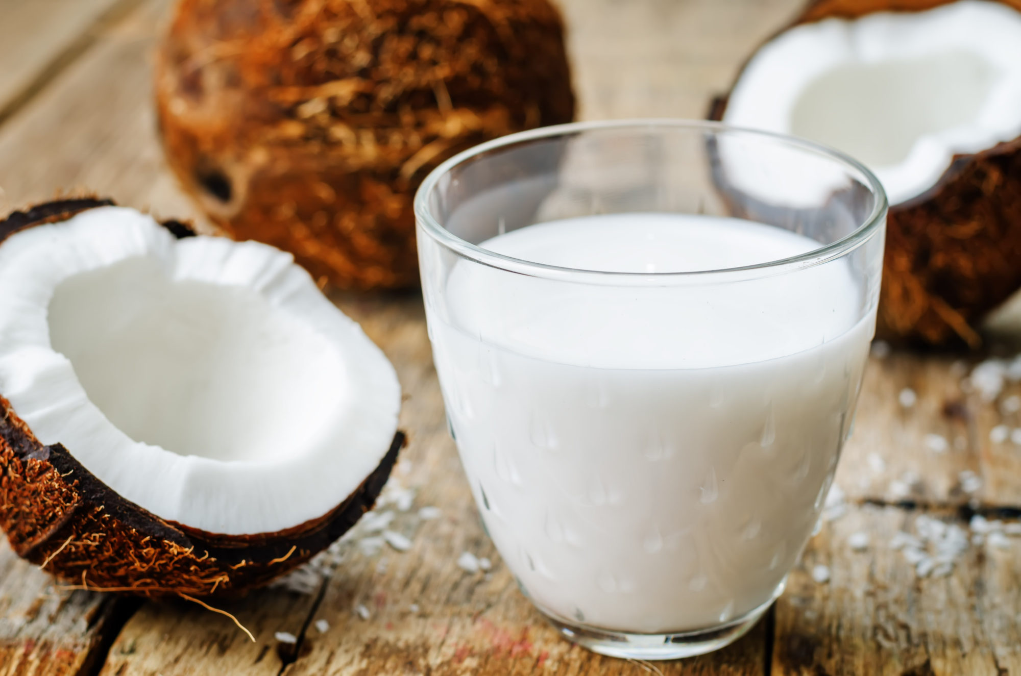coconut milk and coconuts with Dr. Carolyn Griffin