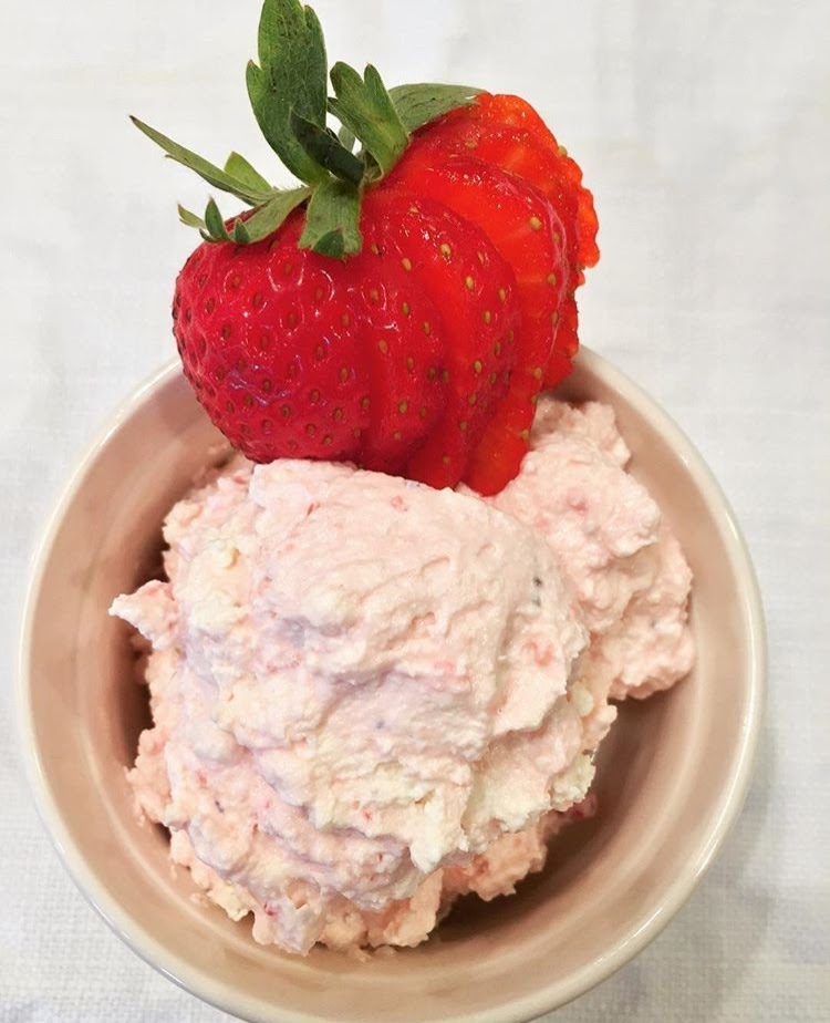 strawberry cream cheese with Dr. Carolyn Griffin